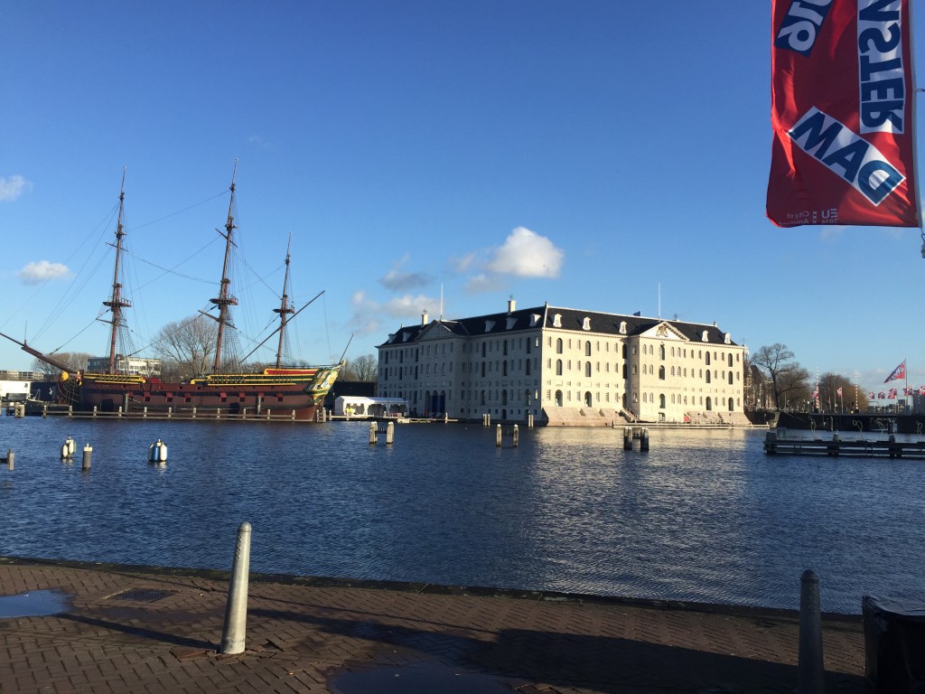 A View of the Dutch National Maritime Museum